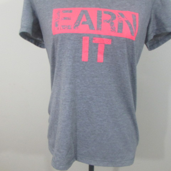 Danskin Now Shirt Medium EARN IT Semi Fitted - Picture 4 of 7